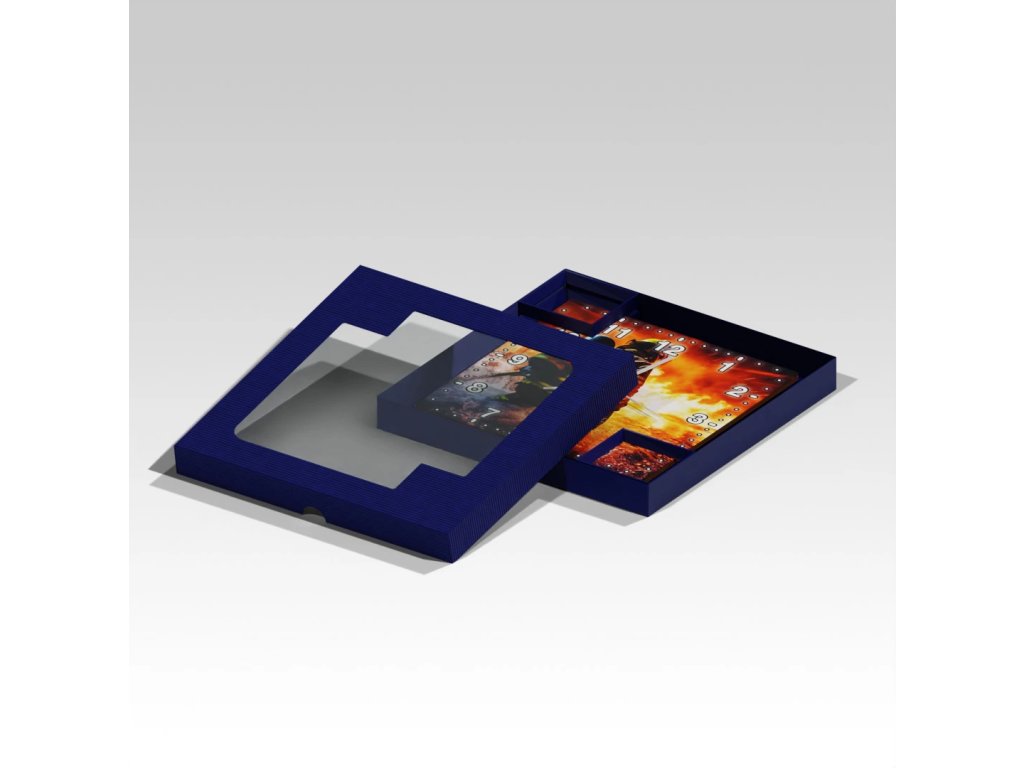 Čtvercové hasičské hodiny Zásah 7