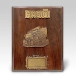 Dřevěná plaketa hasiči v akci 25x20cm