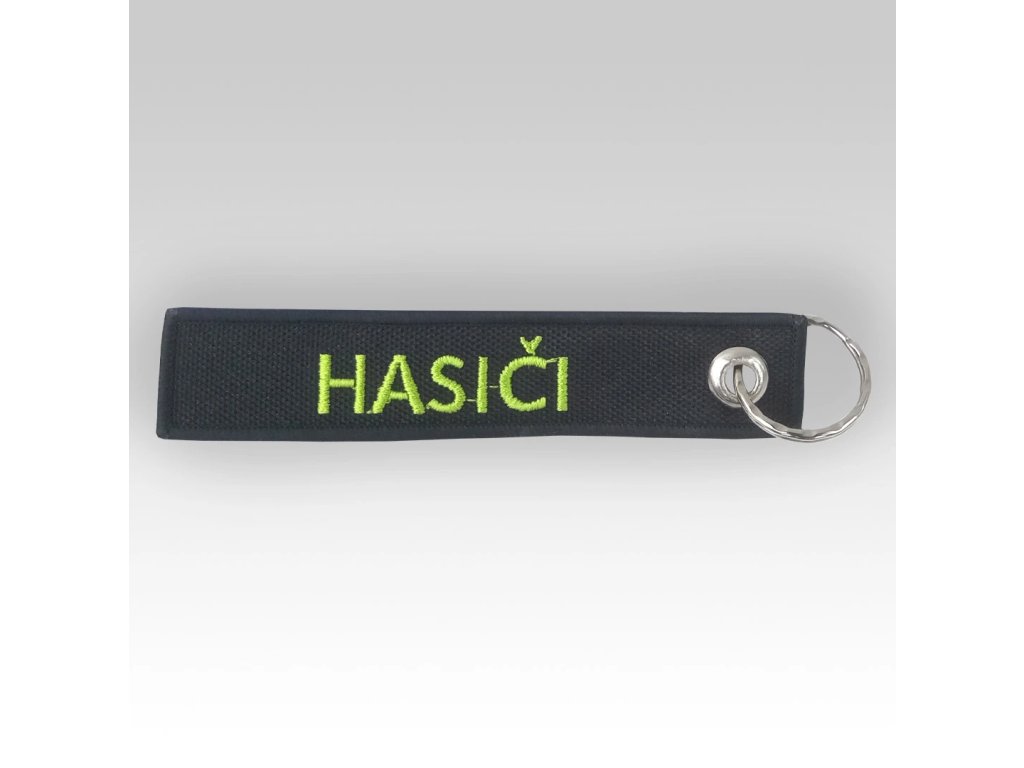 Hasičská klíčenka vyšívaná Hasiči oboustranná