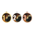 Hasičská medaile 60mm s hasičskou helmou MDT0001M12