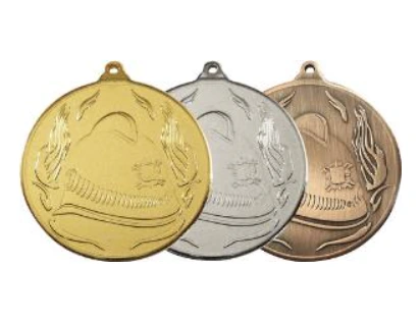 Hasičská medaile 45 mm s hasičskou helmou