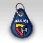 Hasičská klíčenka vyšívaná motiv znak hasičů