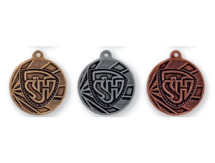 Hasičská medaile 40 mm se znakem SDH a závěsným uchem 22402