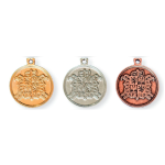 Hasičská medaile 40mm se znakem SH ČMS a štítkem a závěsným uchem 22401