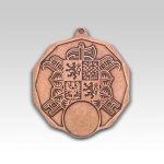 Hasičská medaile 70mm se znakem SH ČMS a štítkem a závěsným uchem 22409