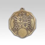 Hasičská medaile 70mm se znakem SH ČMS a štítkem a závěsným uchem 22409