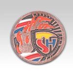 Hasičská medaile oheň a SDH barvená