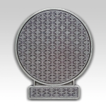 Hasičská medaile barvená se štítkem