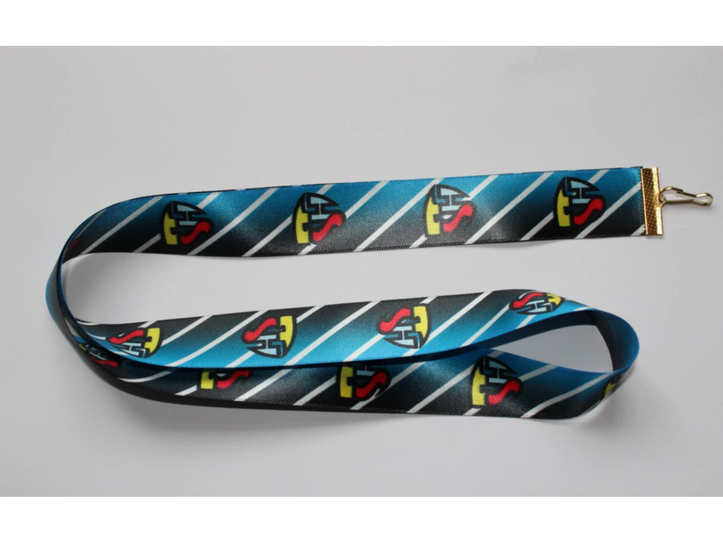 Hasičská stuha modrá SDH  s koncovkou na klips