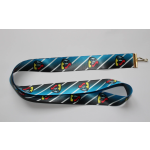 Hasičská stuha modrá SDH  s koncovkou na klips