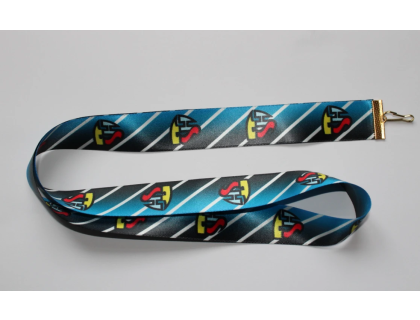 Hasičská stuha modrá SDH  s koncovkou na klips