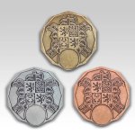 Hasičská medaile se znakem SH ČMS a štítkem