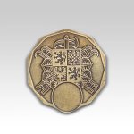 Hasičská medaile se znakem SH ČMS a štítkem