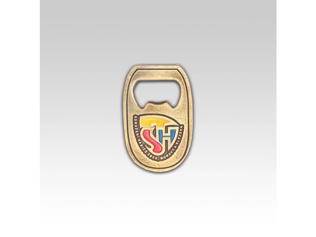 Hasičský otvírák barvený ovál