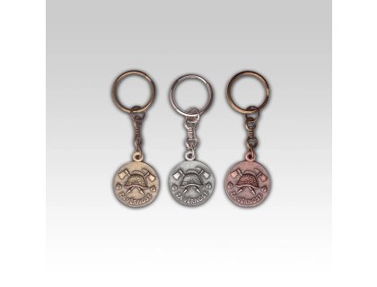 Klíčenka hasičská helma za věrnost