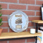 Kovový talíř hasiči v akci 24 cm