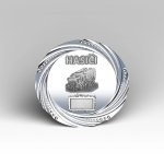 Kovový talíř hasiči v akci 24 cm