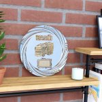 Kovový talíř hasičské auto P 24 cm