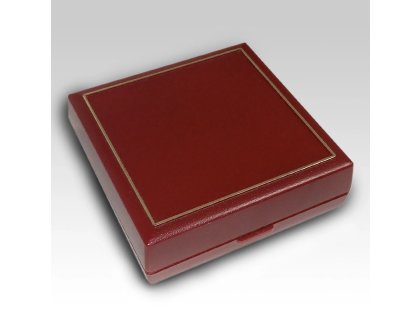 Krabička na medaili 60mm čtvercová červená