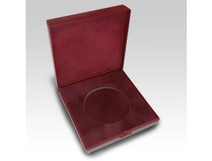 Krabička na medaili 50mm čtvercová červená