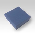 Krabička na odznaky čtvercová modrá