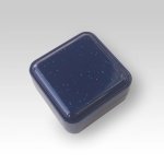 Krabička na odznaky plastová modrá