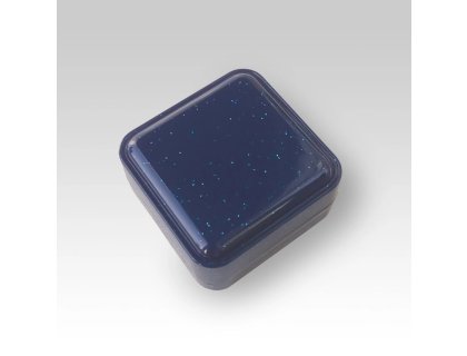 Krabička na odznaky plastová modrá