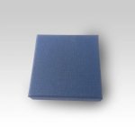 Krabička na odznaky čtvercová modrá