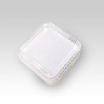 Krabička na odznaky plastová průhledná