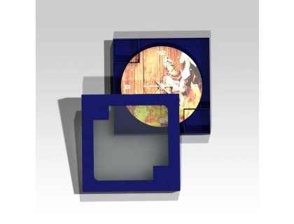 Kruhové hasičské hodiny Florian