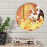 Kruhové hasičské hodiny Florian