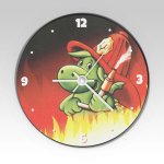 Kruhové hasičské hodiny Soptík