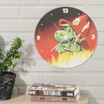 Kruhové hasičské hodiny Soptík