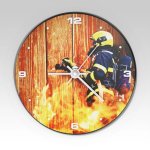 Kruhové hasičské hodiny Zásah