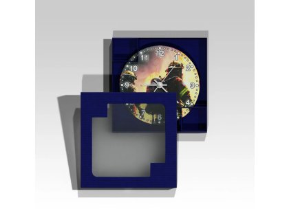 Kruhové hasičské hodiny Zásah 2