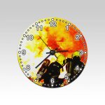 Kruhové hasičské hodiny Zásah 3