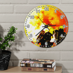 Kruhové hasičské hodiny Zásah 3