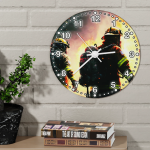 Kruhové hasičské hodiny Zásah 2