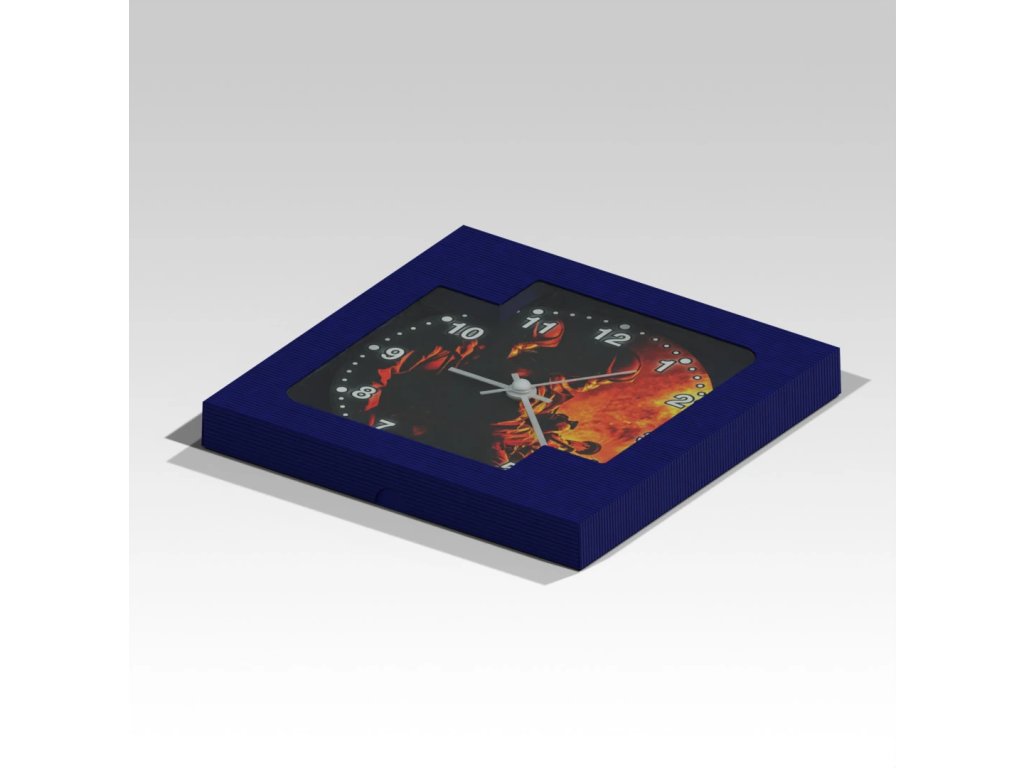 Kruhové hasičské hodiny Zásah 4