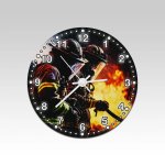 Kruhové hasičské hodiny Zásah 5