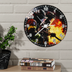 Kruhové hasičské hodiny Zásah 5