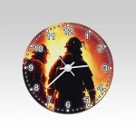 Kruhové hasičské hodiny Zásah 6