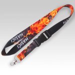 Lanyard hasiči oheň v noci