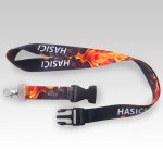 Lanyard hasiči oheň v noci