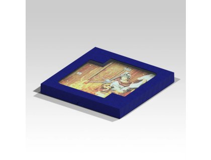 Malé čtvercové hasičské hodiny Florian