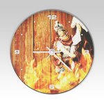 Malé kruhové hasičské hodiny Florian