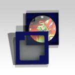 Malé kruhové hasičské hodiny Soptík