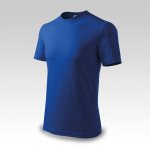 Modré tričko s vlastním potiskem