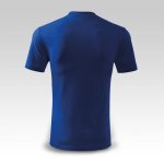 Modré tričko s vlastním potiskem