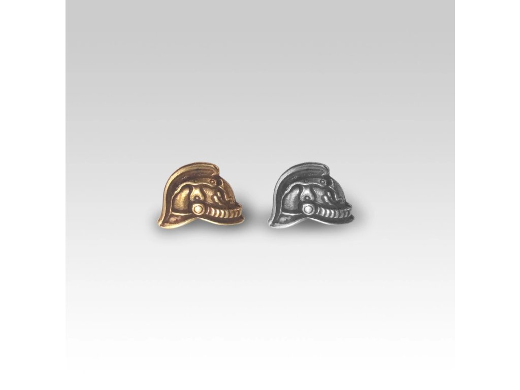 Odznak hasiči helma sekery 3D